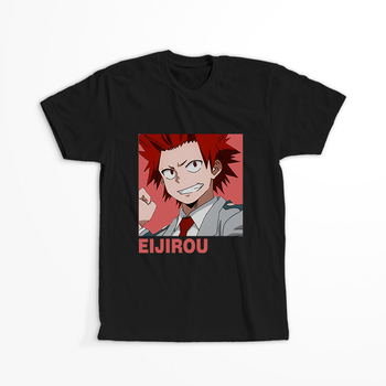 Koszulka Czarna My Hero Academia / Akademia bohaterów - WYBIERZ KOLOR KOSZULKI I FASON