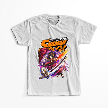 Koszulka Biała Shaman King WYBIERZ KOLOR KOSZULKI I FASON