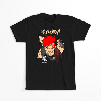 Koszulka Czarna Naruto / Boruto - WYBIERZ KOLOR KOSZULKI I FASON