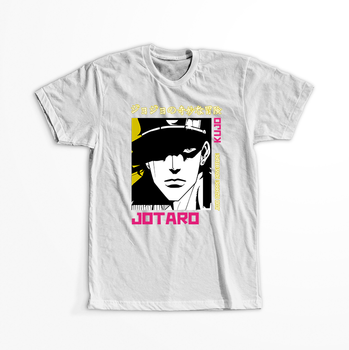 Koszulka Biała JOJO's Bizarre Adventure - WYBIERZ KOLOR KOSZULKI I FASON