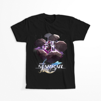 Koszulka  Czarna - Honkai Star Rail  - Kafka  WYBIERZ KOLOR KOSZULKI I FASON