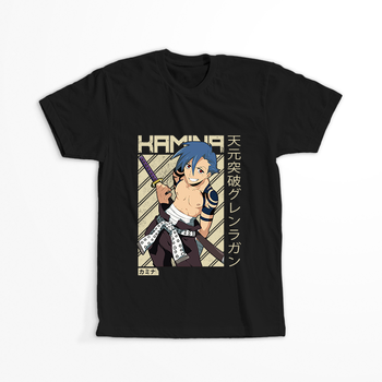 Koszulka Czarna Tengen Toppa Gurren Lagann  - WYBIERZ KOLOR KOSZULKI I FASON