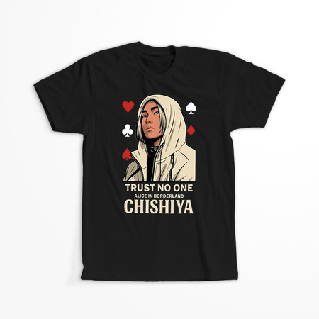 Koszulka Czarna Alice in Borderland - WYBIERZ KOLOR KOSZULKI I FASON