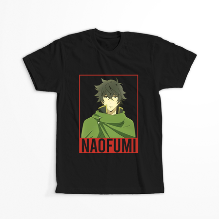 Koszulka Czarna - The Rising of the Shield Hero - WYBIERZ KOLOR KOSZULKI I FASON