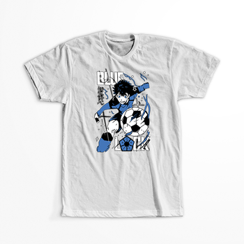 Koszulka Biała - Blue Lock - WYBIERZ KOLOR KOSZULKI I FASON