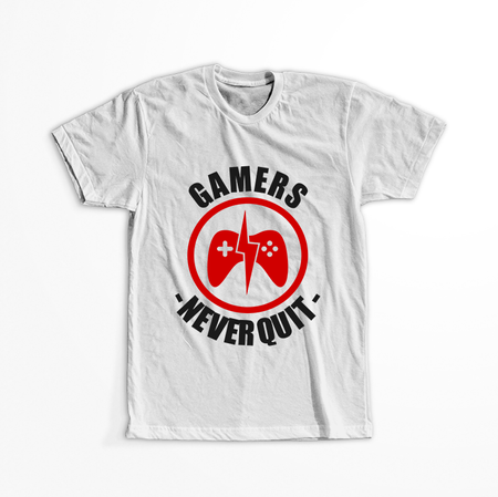 Koszulka Gamers never quit WYBIERZ KOLOR KOSZULKI I FASON