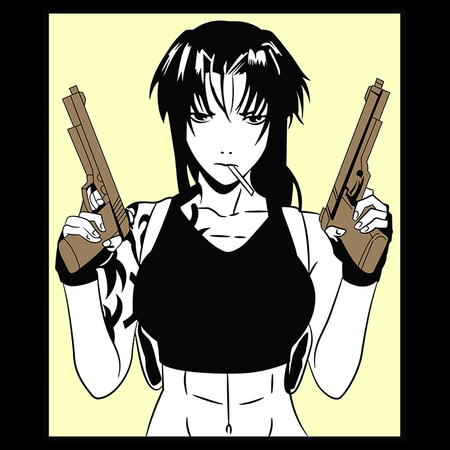 Torba z uszami z Black Lagoon