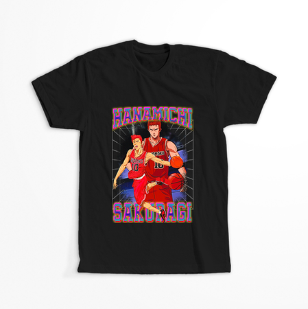 Koszulka Czarna Slam Dunk WYBIERZ KOLOR KOSZULKI I FASON