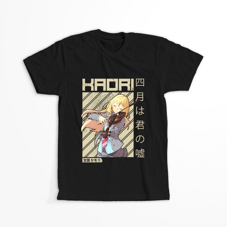 Koszulka Czarna Your Lie in April WYBIERZ KOLOR KOSZULKI I FASON