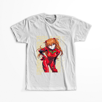 Koszulka Biała Neon Genesis Evangelion - WYBIERZ KOLOR KOSZULKI I FASON