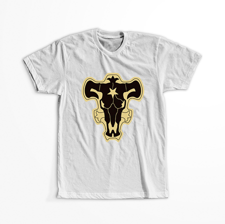 Koszulka Biała -  Black Clover - WYBIERZ KOLOR KOSZULKI I FASON