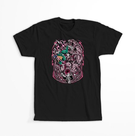 Koszulka Czarna Naruto / Boruto - WYBIERZ KOLOR KOSZULKI I FASON