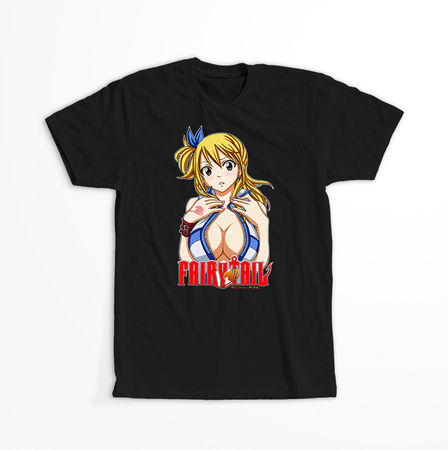 Koszulka Czarna Fairy Tail - WYBIERZ KOLOR KOSZULKI I FASON