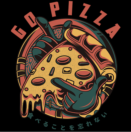 Koszulka Go pizza KOLOR KOSZULKI I FASON