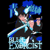 Koszulka Czarna Ao No Exorcist / Blue Exorcist - WYBIERZ KOLOR KOSZULKI I FASON