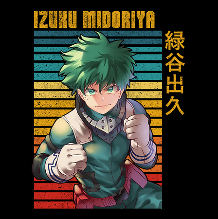 Koszulka Biała My Hero Academia / Akademia bohaterów - WYBIERZ KOLOR KOSZULKI I FASON