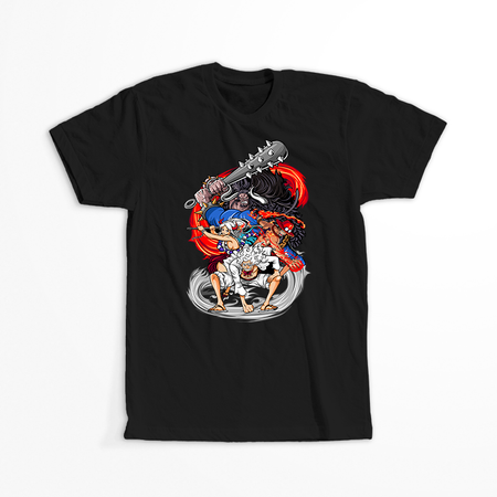 Koszulka Czarna One Piece - WYBIERZ KOLOR KOSZULKI I FASON