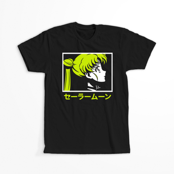 Koszulka Czarna  - Czarodziejka z księżyca / Sailor Moon - WYBIERZ KOLOR KOSZULKI I FASON