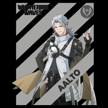 Koszulka Czarna Wuthering Waves - WYBIERZ FASON I KOLOR KOSZULKI