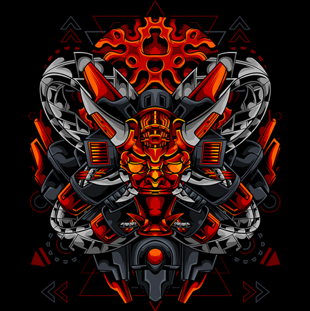 Koszulka Samuraj WYBIERZ KOLOR KOSZULKI I FASON