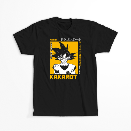 Koszulka Czarna Dragon Ball - WYBIERZ KOLOR KOSZULKI I FASON