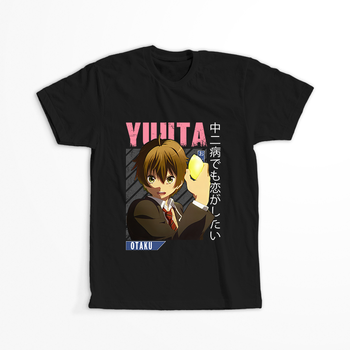 Koszulka Czarna Chuunibyou demo Koi ga Shitai! / Love, Chunibyo & Other Delusions! - WYBIERZ KOLOR KOSZULKI I FASON