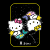 Koszulka Czarna - Hello Kitty - WYBIERZ KOLOR KOSZULKI I FASON