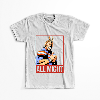 Koszulka Biała My Hero Academia / Akademia bohaterów - WYBIERZ KOLOR KOSZULKI I FASON