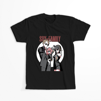 Koszulka Czarna Spy X Family - WYBIERZ KOLOR KOSZULKI I FASON