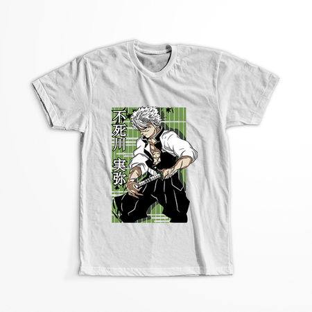 Koszulka Biała Demon Slayer / Kimetsu no Yaiba / Miecz zabójcy demonów - WYBIERZ KOLOR KOSZULKI I FASON