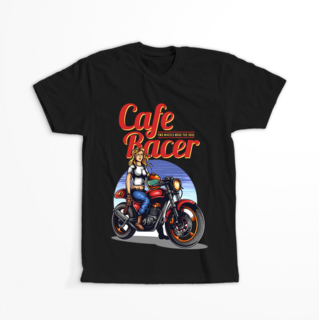 Koszulka Cafe Racer WYBIERZ KOLOR KOSZULKI I FASON