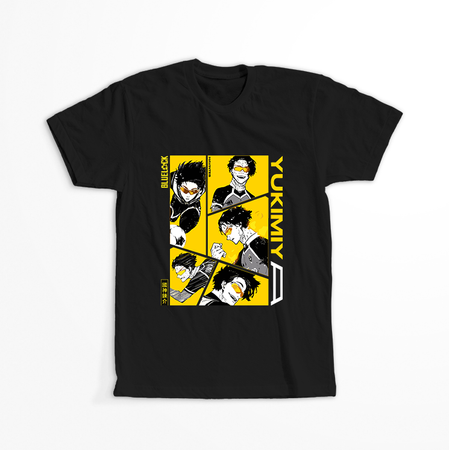 Koszulka Czarna - Blue Lock - WYBIERZ KOLOR KOSZULKI I FASON