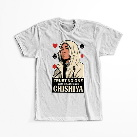 Koszulka Biała Alice in Borderland - WYBIERZ KOLOR KOSZULKI I FASON