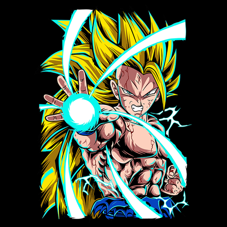 Koszulka Czarna Dragon Ball - WYBIERZ KOLOR KOSZULKI I FASON