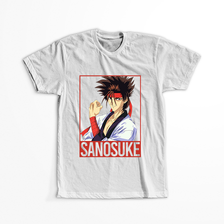 Koszulka Biała Rurouni Kenshin WYBIERZ KOLOR KOSZULKI I FASON