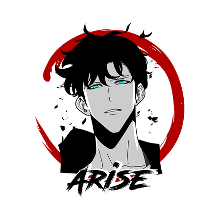 Koszulka Czarna - Solo Leveling  - WYBIERZ KOLOR KOSZULKI I FASON