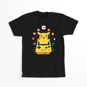 Koszulka Czarna - Pokemon - WYBIERZ KOLOR KOSZULKI I FASON