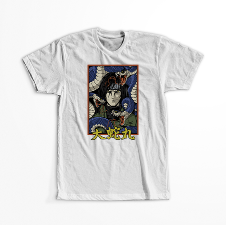 Koszulka Biała Naruto / Boruto - WYBIERZ KOLOR KOSZULKI I FASON