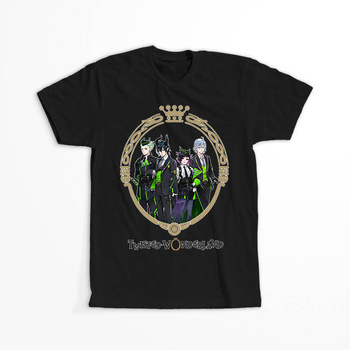 Koszulka Czarna - Twisted Wonderland  DIASOMNIA WYBIERZ KOLOR KOSZULKI I FASON