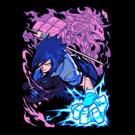 Koszulka Biała Naruto / Boruto - WYBIERZ KOLOR KOSZULKI I FASON