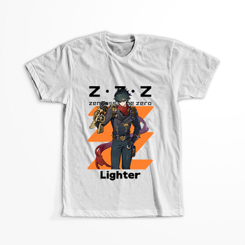Koszulka Biała - Zenless Zone Zero - WYBIERZ KOLOR KOSZULKI I FASON