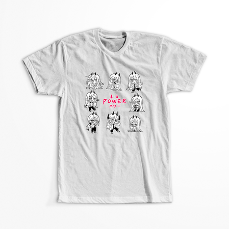 Koszulka Biała  Chainsaw Man WYBIERZ KOLOR KOSZULKI I FASON