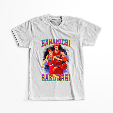 Koszulka Biała Slam Dunk WYBIERZ KOLOR KOSZULKI I FASON