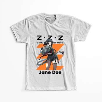 Koszulka Biała - Zenless Zone Zero - WYBIERZ KOLOR KOSZULKI I FASON