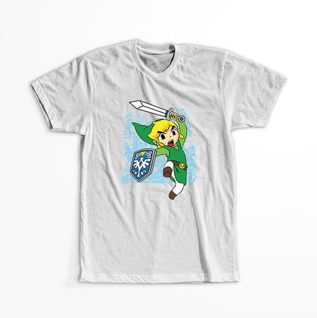 Koszulka Biała The Legend of Zelda - WYBIERZ KOLOR KOSZULKI I FASON