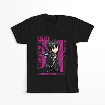 Koszulka Czarna Sword Art Online WYBIERZ KOLOR KOSZULKI I FASON