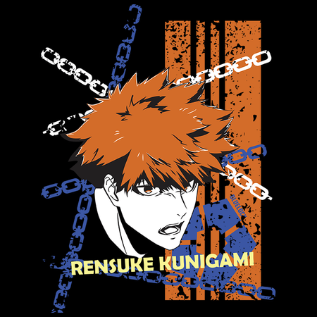 Koszulka Czarna - Blue Lock - WYBIERZ KOLOR KOSZULKI I FASON