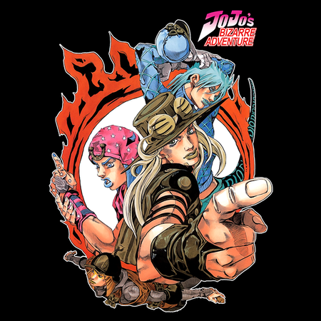 Koszulka Biała JOJO's Bizarre Adventure - WYBIERZ KOLOR KOSZULKI I FASON