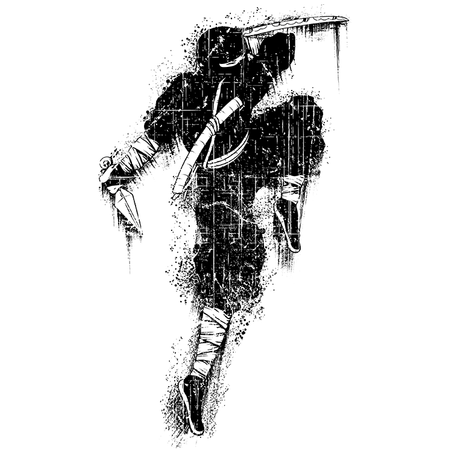 Koszulka Ninja WYBIERZ KOLOR KOSZULKI I FASON