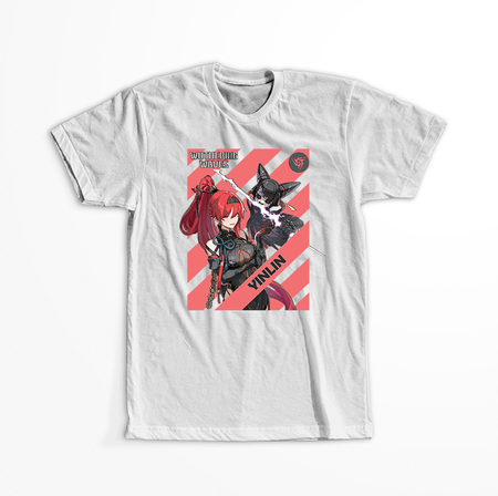 Koszulka Biała Wuthering Waves - WYBIERZ FASON I KOLOR KOSZULKI